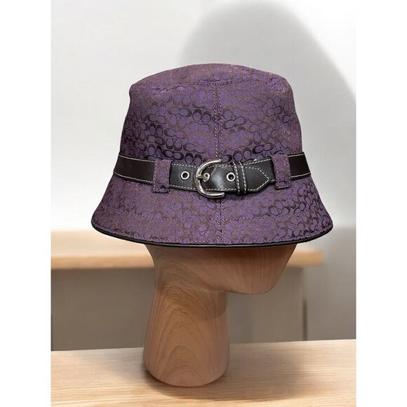 Y2K Coach FS2793 Mini Signature Crusher Hat Size P/S